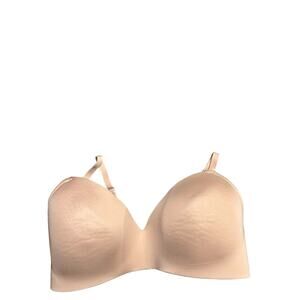 Maidenform Size 40D Nude Beige Bra Wireless Pushup New